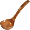 Wooden Ladle. Long Handle Ladle Utensils for Soup.Handmade for Kitchen Cookware (Ladle)