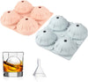 Silicone Ice Cube Trays, Reusable Ice Ball Maker Without BPA, Suitable for Cocktails, Whiskeys, Freezers, Ice Cube Molds with Lids