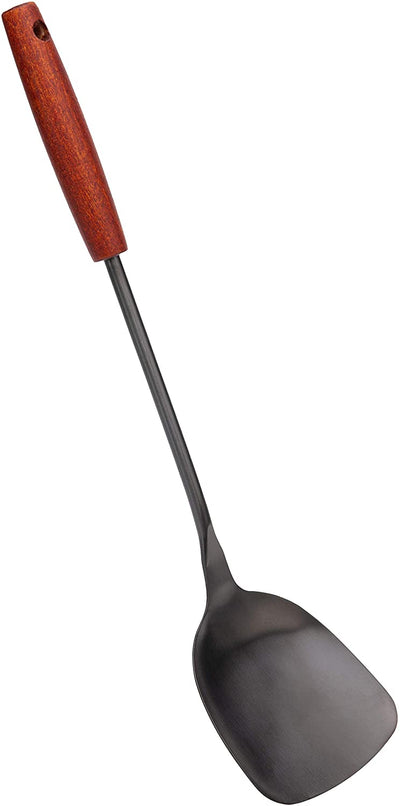 Wok Spatula, 15 inches spatula for wok, Stainless Steel wok spatula