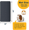 Guinea Pig Bedding, 2 Pack of Washable and Reusable Guinea Pig Bedding, A High Absorption Pee Pads for Rabbits, Hamsters, Dogs, Cats and Other Small Animals (24" x 18")