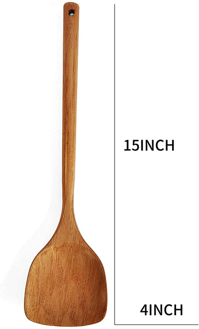 Wooden Spatula. Long handle Spatula for cooking.Handmade for Kitchen Cookware. (Spatula)