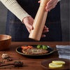 Wooden Salt and Pepper Grinder, Grinder Mill with Adjustable Stainless Steel Rotor