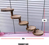 Hamster Wooden Ladder, Small Pets Chewing Toys for Sugar Glider, Mouse,Gerbil, and Dwarf Hamster,Teeth Care Molar Toy.