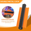 Contour Gauge with Lock, 10" Adjustable Lock Contour Gauge Tool, Precisely Copy Irregular Shape Duplicator for DIY Handyman, Construction