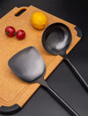 Spatula & Ladle Wok Tool Set, 14.2-15 inches wok utensils, Stainless Steel wok spatula.