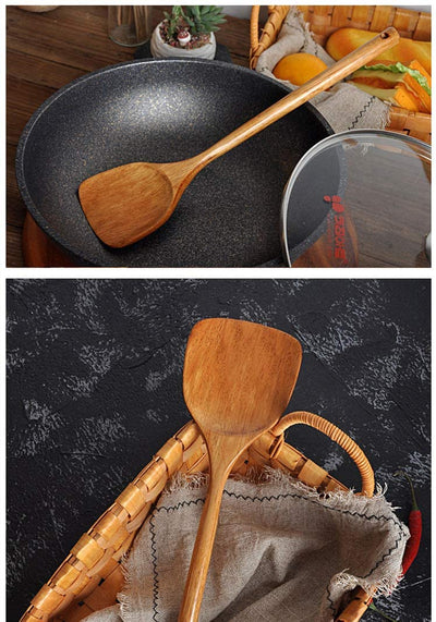 Wooden Spatula. Long handle Spatula for cooking.Handmade for Kitchen Cookware. (Spatula)