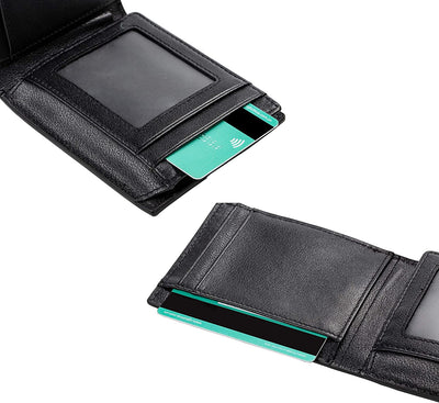 Leather Bifold Wallets For Men, Purely Hand Made Wipe Colour Clutch Wallet